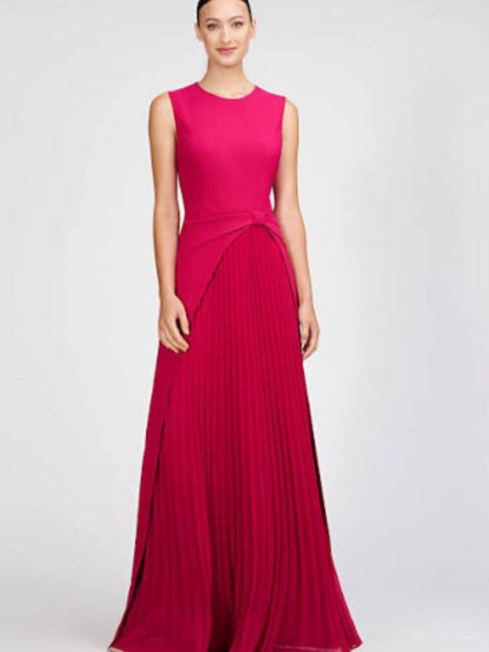 Kay Unger Brielle Gown Sangria - Size 6